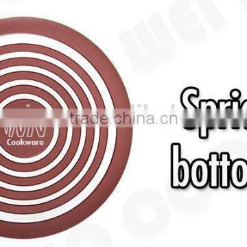 Fashion and Beautiful Aluminum Frying Pan With Silicon Handle(WNFAL-3031) photo-4