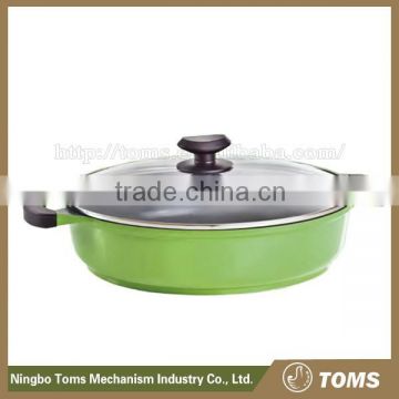 2015 new style Sauteuse pan with bakelite side handle