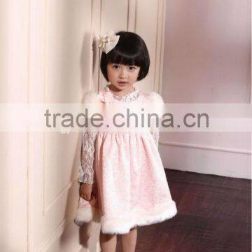 HOT STYLE LITTLE GIRLS WOOLEN DRESSES SUPPLIER