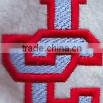 China manufacturer for fashion letters l00% embroidery patches service.