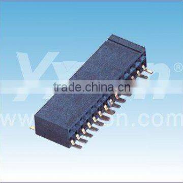 1.27mm Side Entry SMT Female Header Connector