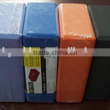 natural rubber recycled eva foam yoga block