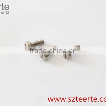 slotted flat countersunk head machine screw