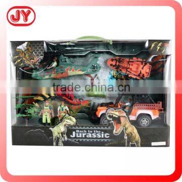 Popular plastic walking dinosaur toy with accessories