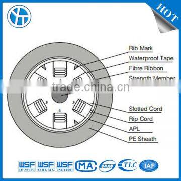 slotted-core fibre ribbon cable with aluminum tape GYDGA