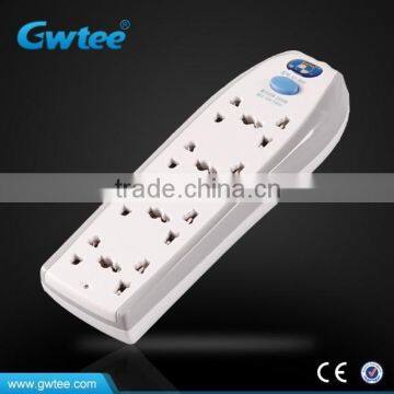 practical 8 way outlet safety electric socket tower strip board