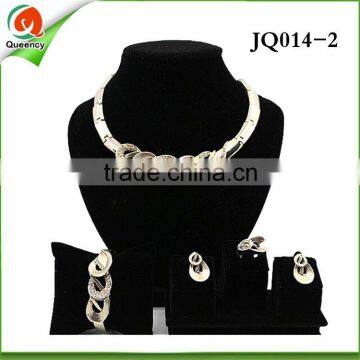JQ014 -2 african beads jewelry set african tulle lace fabrics for party african beaded jewelry george lace