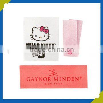 wholesale custom logo brand printed neck label tag for garment