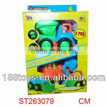 cute mini friction construction toy truck for kids