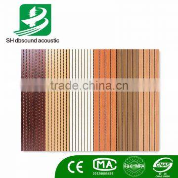 Anti Noise Panel For School Groove Wooden And Wood Sounproof Acoustic Panel