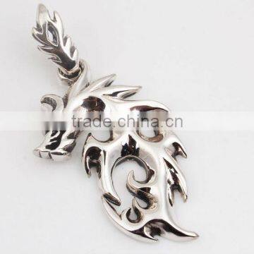 Meaningful "Flying Dragon" Big 925 Sterling Silver Pendant, OEM or ODM Available