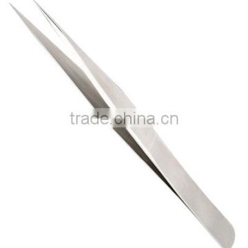 Best quality eyelash extension pointed tweezers/ sharp fine pointed tweezers