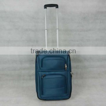 1pc promotional 20'' cabin luggage 600D1200D1680D polyester trolley luggage