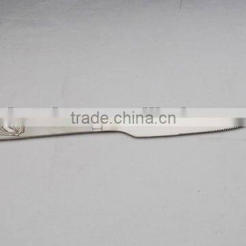 High quality stainless steel small knife with sand blast on handle