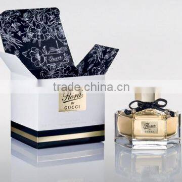 oldable bright color offset printing perfume box design