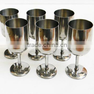 WINE GOBLET, DECORATIVE GOBLET, SILVER PLATED WINE GOBLET