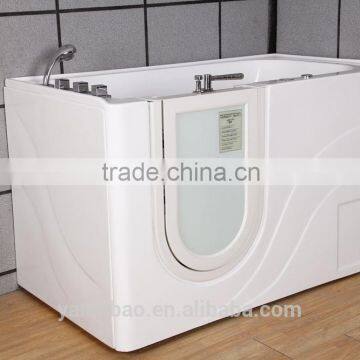 walk in bathtub massage bathtub whirlpool massage bathtub DZ8001 for disabled people and elder from Guangzhou China