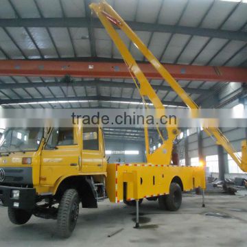 dongfeng 24m 360 degree bucket rotation hydraulic arm truck