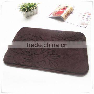 home designs flannel yarn polyester embossed photo mats