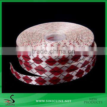 Sinicline Glossy Double Sides Satin Gift Packing Ribbon Tape with Pattern Printing