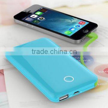 Portable universal power bank for Mobile Phone charger; i Phone/i Pad/Camera mobile power bank mocle with FREE OEM Logo