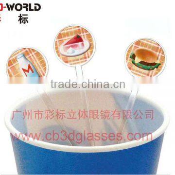 2012 hot sell decorating 3d picture sticker