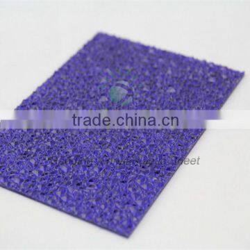 3mm Embossed Colored embossed Prismatic polycarbonate sheets