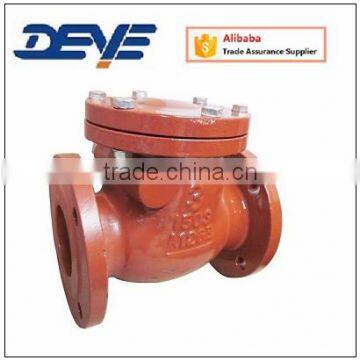 ANSI Standard Rubber Seat A126B Swing Check Valve With Flanged Ends