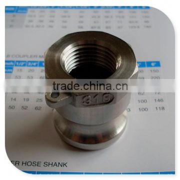 304/316 stainless steel quick coupling type a