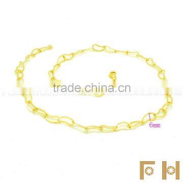 FH-T100 fashion newstyle golden necklace (18k/24K necklace)