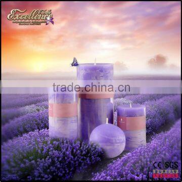 2016 Romantic and Decorative 3*8 Pillar Scented Candle in Bulk Supplier's Choice photo-4