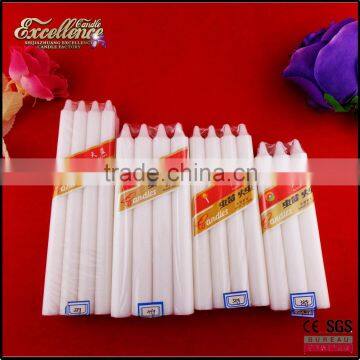 China factory wholesaler of shrink package taper white candle house lighting