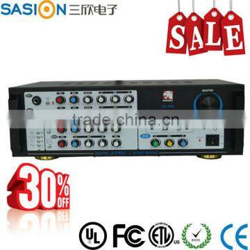 Sasion AV-608 digital stereo echo car audio power amplifier hot sale