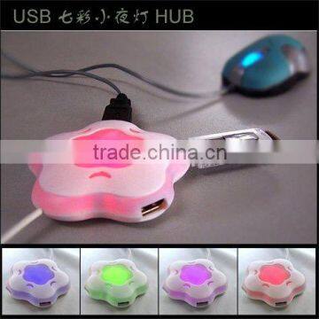 new design usb hub 2.0 compatible with usb 1.1 HUB-127