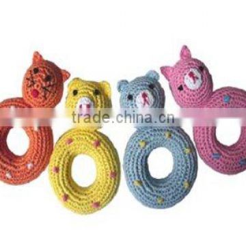 Colorful Pet Crochet Toy(Animal Donut)