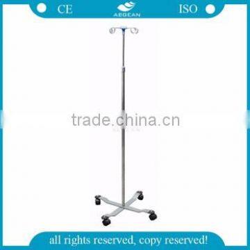 AG-SS009A CE ISO approved Stainless steel hospital drip infusion stand