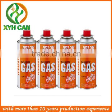 universal gas can / aerosol tin can / gas cylinder for 250ml 135g