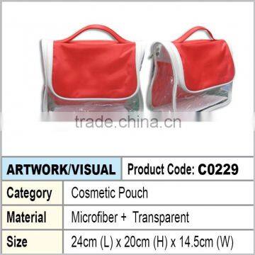 Microfiber Ladies Cosmetic Pouch