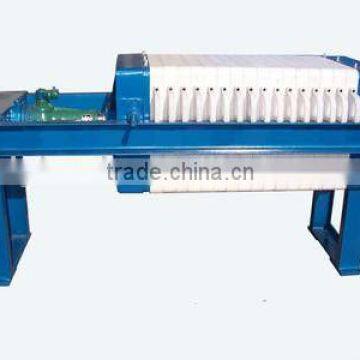 manual plate and frame type filter press equipment plant