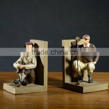 Modern minimalist golf bookends high-end home decoration table ornaments