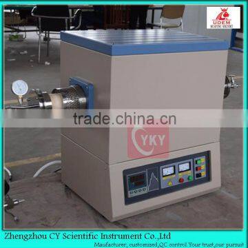 Laboratory 1600 C PID Automatic Control High Temperature Heating Tubular Furnace