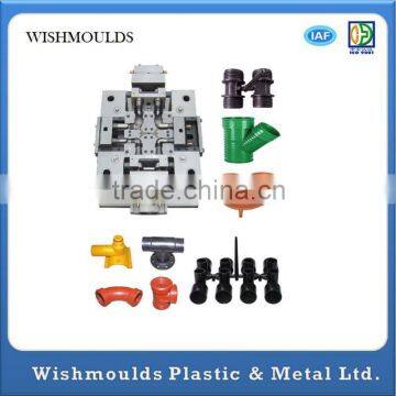 High quality PPR pipe fitting mould plastic injection pipe fitting mould fitting pipe with factory price