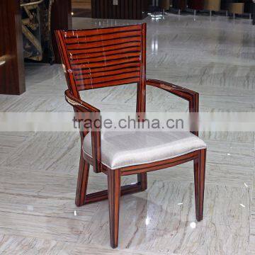 Hotel dining room fabric chair