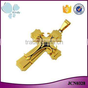 Kindy Jewelry JCN0328 high quality stainless steel cross necklace pendant