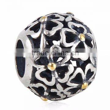 925 Sterling Silver European Bead Charm fashion DIY jewelry