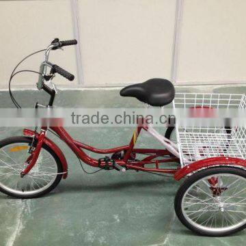 3 wheel adult tricycle wholesale/20 inch cheap tricycle with lightweight KB-T-Z18