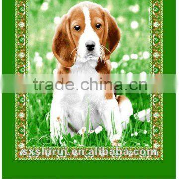 factory good price animal printing fleece blanket