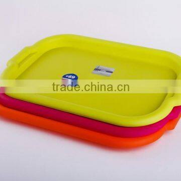 plastic serving tray, coloful food tray