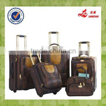 Children ISO certification Africa Trolley Suitcase Direct Factory Bag High Quality Level Beautycase Trolley Bag on Two Wheel