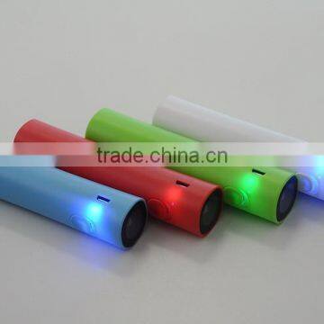 2015 Hotselling 2600mah Usb Portable Power Bank External Battery